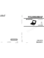 Sony VAIO PCG-SR9G Service Manual preview