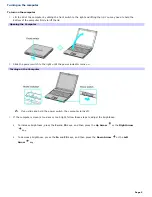 Предварительный просмотр 5 страницы Sony VAIO PCG-V505BX User Manual