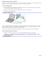 Предварительный просмотр 21 страницы Sony VAIO PCG-V505BX User Manual