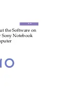 Sony VAIO PCG-X29 Software Manual preview