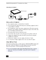 Предварительный просмотр 23 страницы Sony VAIO PCG-Z505LE User Manual