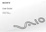 Sony VAIO PCG31111L User Manual preview