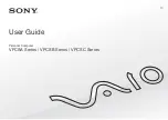 Preview for 1 page of Sony VAIO PCG41211L User Manual