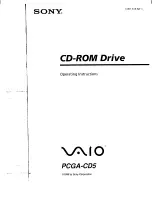 Preview for 1 page of Sony Vaio PCGA-CD5 Operating Instructions Manual