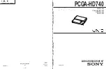 Sony VAIO PCGA-HD740 Service Manual preview