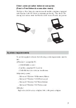 Предварительный просмотр 7 страницы Sony Vaio PCWA-C300S Operating Instructions Manual