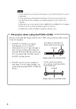 Предварительный просмотр 8 страницы Sony Vaio PCWA-C300S Operating Instructions Manual