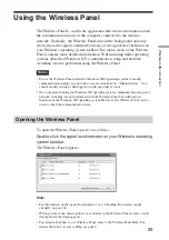 Предварительный просмотр 25 страницы Sony Vaio PCWA-C300S Operating Instructions Manual