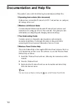 Preview for 10 page of Sony Vaio PCWA-C700 Operating Instructions Manual