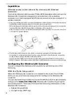 Предварительный просмотр 9 страницы Sony VAIO PCWA-DE30 Quick Start Manual