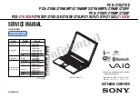 Preview for 1 page of Sony VAIO PGC-Z1VXCNP Service Manual