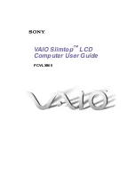 Sony VAIO Slimtop PCV-LX900 User Manual preview