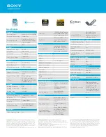 Preview for 2 page of Sony VAIO SVL24147CXB Specifications