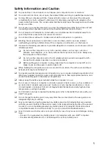 Preview for 5 page of Sony VAIO SVS131 Series Safety Regulations