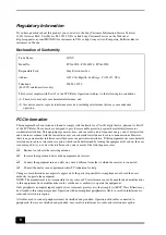 Preview for 8 page of Sony VAIO SZ00 Series Safety Information Manual