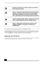 Preview for 22 page of Sony VAIO SZ00 Series Safety Information Manual