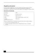 Preview for 8 page of Sony VAIO VGC-JS110 Series Safety Information Manual