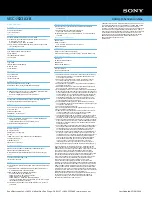 Preview for 2 page of Sony Vaio VGC-JS230J/B Specifications