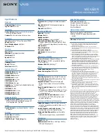 Preview for 2 page of Sony VAIO VGC-LS21 Specifications