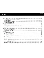 Preview for 3 page of Sony Vaio VGC-LT20 User Manual