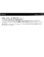 Preview for 42 page of Sony Vaio VGC-LT20 User Manual