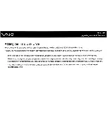 Preview for 121 page of Sony Vaio VGC-LT20 User Manual