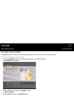 Preview for 62 page of Sony Vaio VGC-RA204 Instruction & Operation Manual