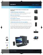 Preview for 1 page of Sony VAIO VGCRB40 Specifications