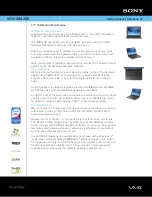 Preview for 1 page of Sony VAIO VGN-AR820E Specifications