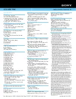 Preview for 2 page of Sony VAIO VGN-AR870NC Specifications