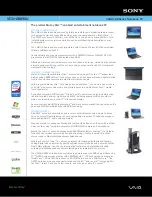 Preview for 1 page of Sony VAIO VGN-AR890U Specifications