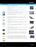 Sony VAIO VGN-AW120J/H Specifications preview