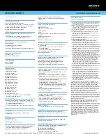 Preview for 2 page of Sony VAIO VGN-AW130J/H Specifications