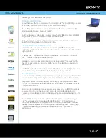 Preview for 1 page of Sony VAIO VGN-AW360J/B Specifications