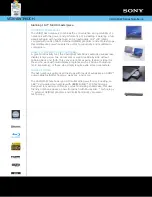 Preview for 1 page of Sony VAIO VGN-AW390JCH Specifications