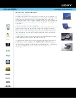 Preview for 1 page of Sony VAIO VGN-AW390JEH Specifications