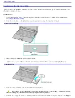 Preview for 67 page of Sony VAIO VGN-B100 Series User Manual