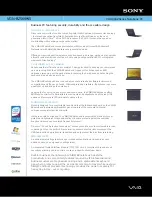 Preview for 1 page of Sony VAIO VGN-BZ569P45 Specifications