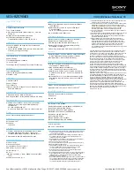 Preview for 2 page of Sony VAIO VGN-BZ579N03 Specifications