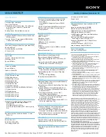 Preview for 2 page of Sony VAIO VGN-CR307E/P Specifications