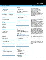 Preview for 2 page of Sony VAIO VGN-CR410E/T Specifications