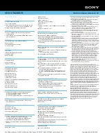 Preview for 2 page of Sony VAIO VGN-CR420E/R Specifications