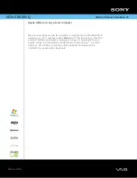 Preview for 1 page of Sony VAIO VGN-CR510E/Q Specifications