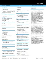 Preview for 2 page of Sony VAIO VGN-CR520E/N Specifications