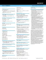 Preview for 2 page of Sony VAIO VGN-CR520E/R Specifications