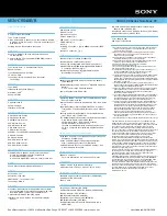 Preview for 2 page of Sony VAIO VGN-CR540E/R Specifications