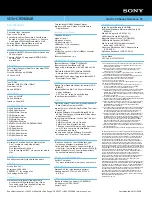 Preview for 2 page of Sony VAIO VGN-CR590EAB Specifications