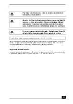 Preview for 21 page of Sony VAIO VGN-CS200 Series Safety Information Manual