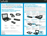 Preview for 1 page of Sony VAIO VGN-FE600 Series Setup Manual