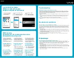 Preview for 2 page of Sony Vaio VGN-FE800 Quick Start Manual